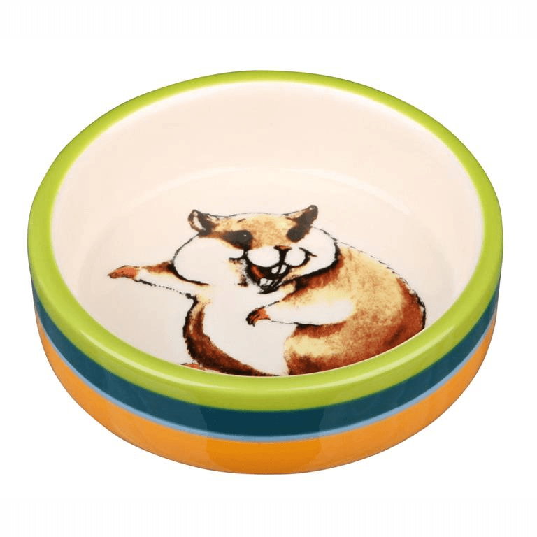 Matskål til hamster keramikk 80ml ass farger Matskål til hamster keramikk 80ml ass farger