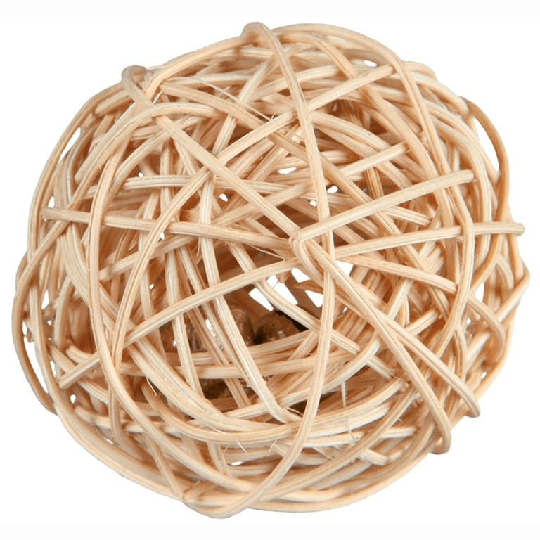 Flettet ball med bjelle 4cm Flettet ball med bjelle 4cm