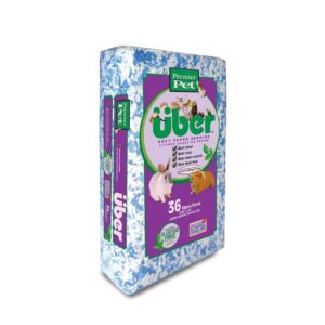 ÜBER Papirstrø Blå-Hvit