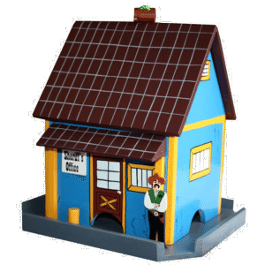 Fuglemater Sheriff Office Glendale 26x23x28cm