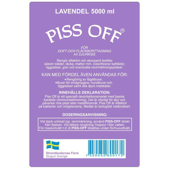 PISS OFF! Luktfjerningsspray Lavender