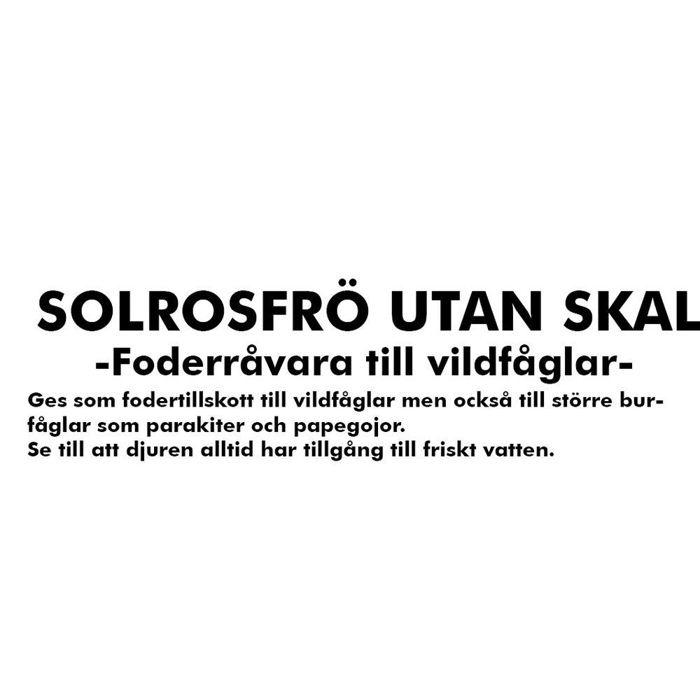 Solsikkefrø uten skall 800g