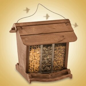 Fuglemater Silo med 3 kammer - Ferplast