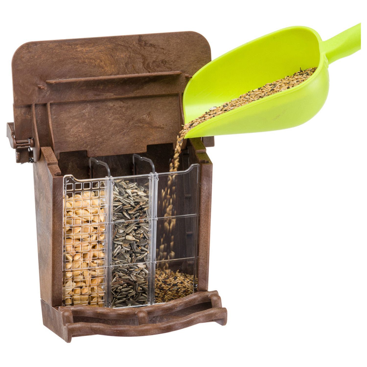 Fuglemater Veggmodell Silo 3 kammer - Ferplast Fuglemater Veggmodell Silo 3 kammer - Ferplast