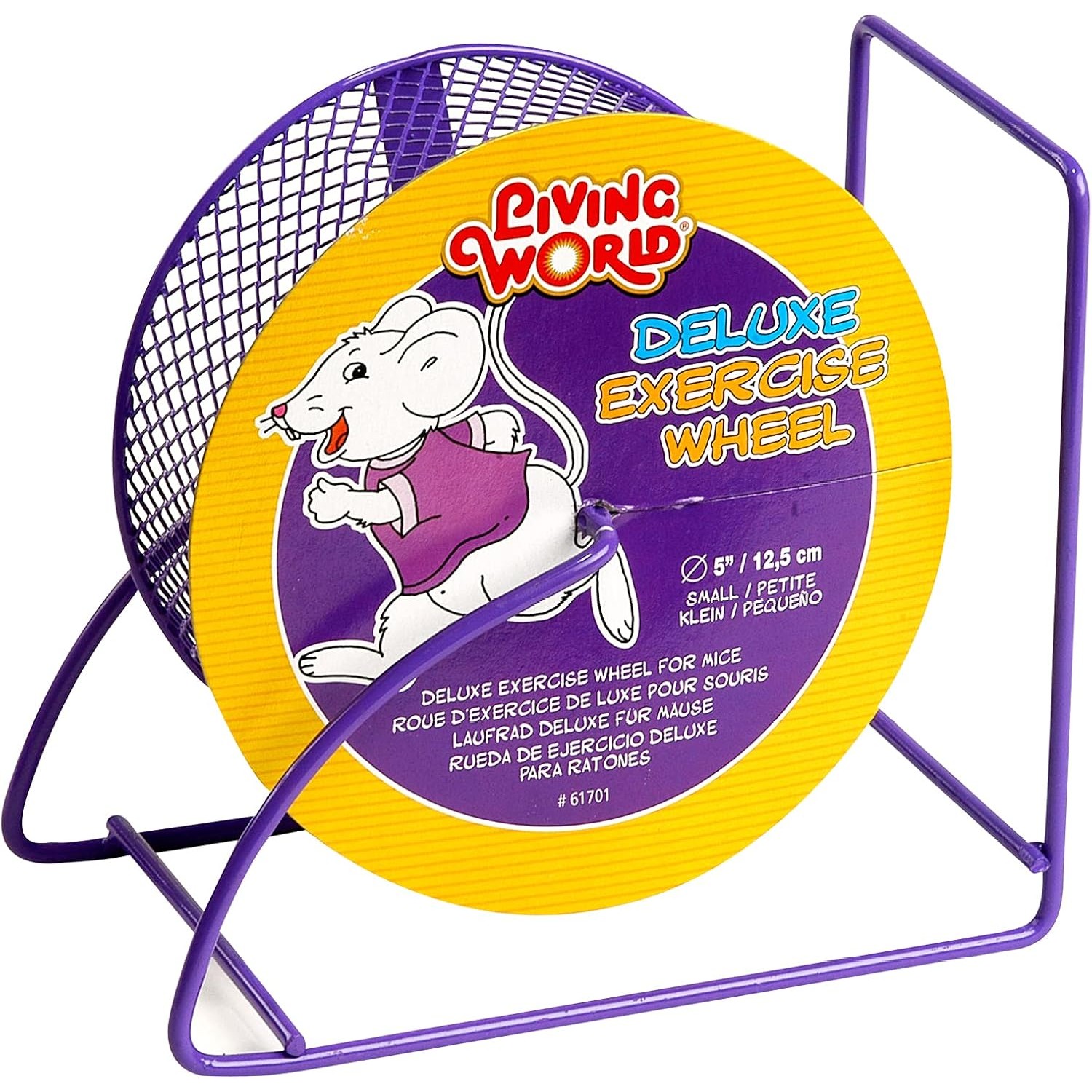 Hamsterhjul-Musehjul deluxe lilla