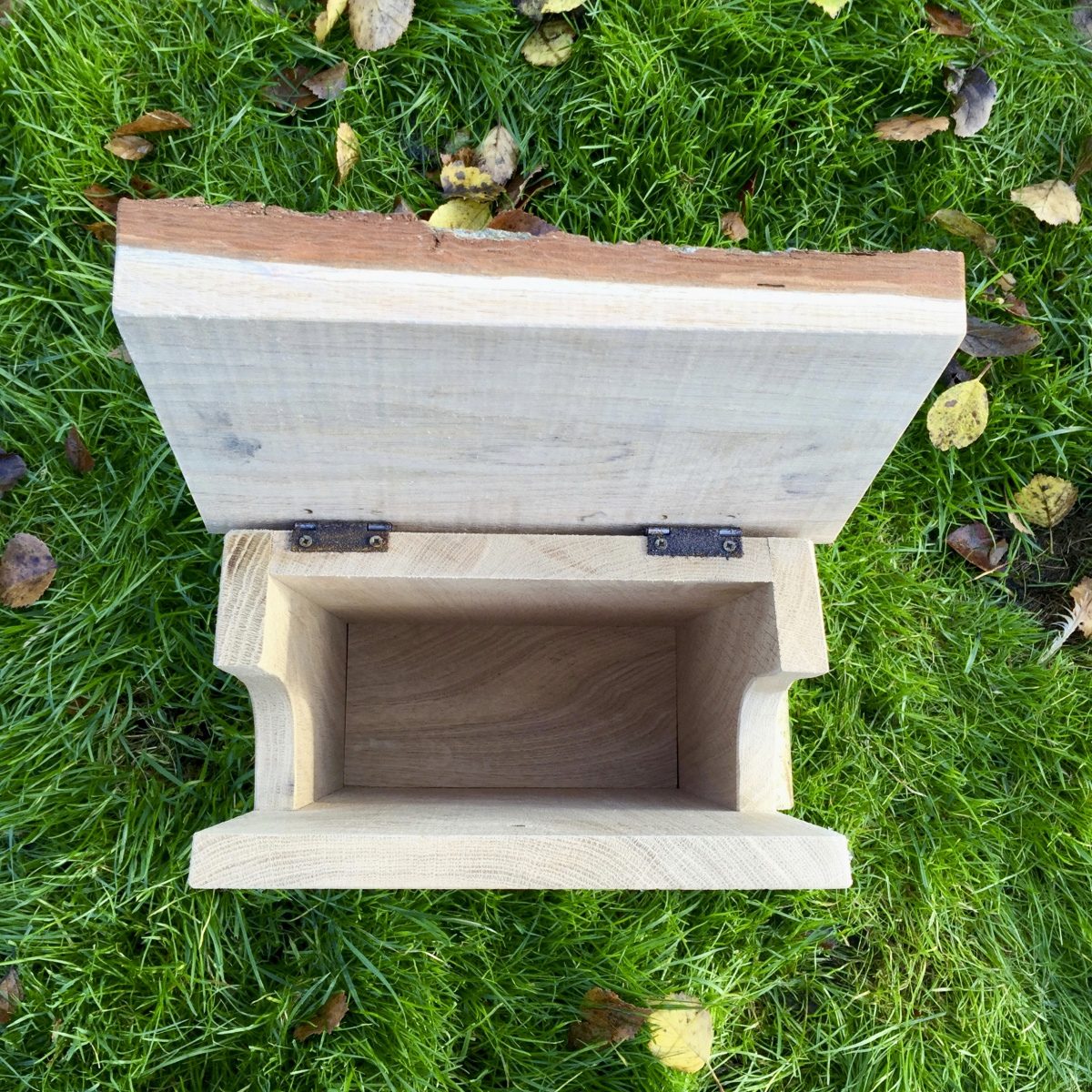 Ekorn redekasse i Eik Ekorn redekasse i Eik