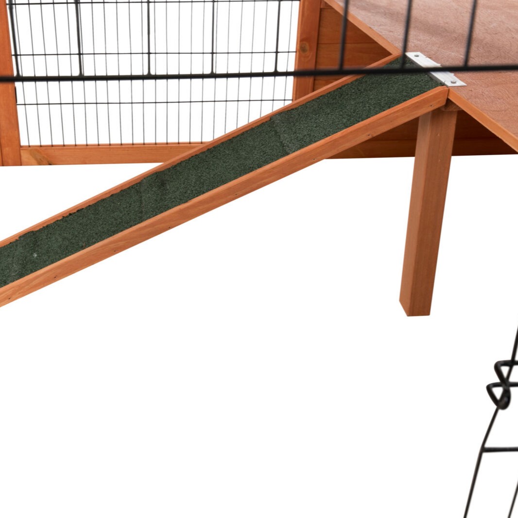 Kanininnhegning utendørs XL med tak (lokk) – til kanin og marsvin Kanininnhegning utendørs XL med tak (lokk) – til kanin og marsvin