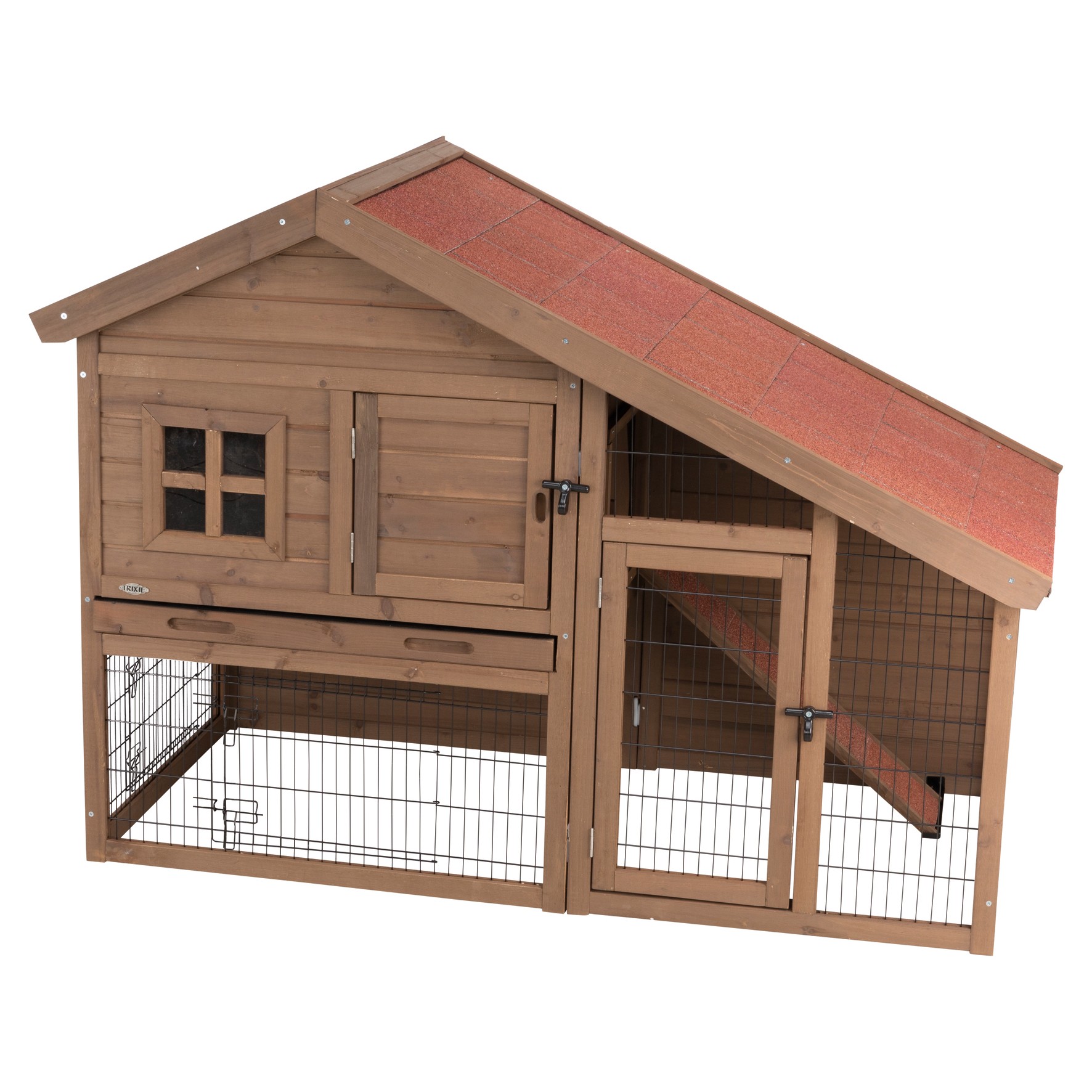 Trixie Natura utebur til kanin med luftegård Trixie Natura utebur til kanin med luftegård