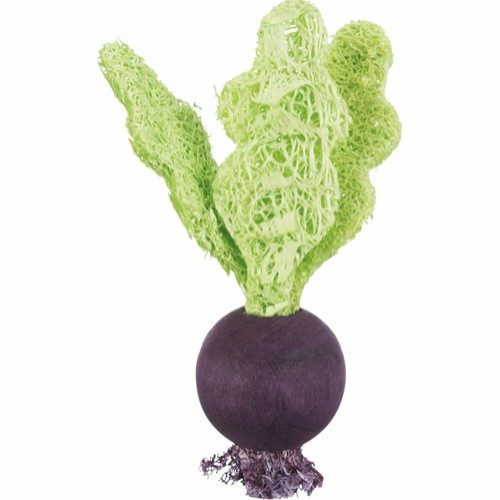 Trixie Set of Wooden Toys Rødbete & Jordbær Tyggeleker til gnager Trixie Set of Wooden Toys Rødbete & Jordbær Tyggeleker til gnager