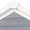 Utendørs kaninbur i tre – 2 etasjer (grå/hvit) 111×70.5×114.8 cm Utendørs kaninbur i tre – 2 etasjer (grå/hvit) 111×70.5×114.8 cm